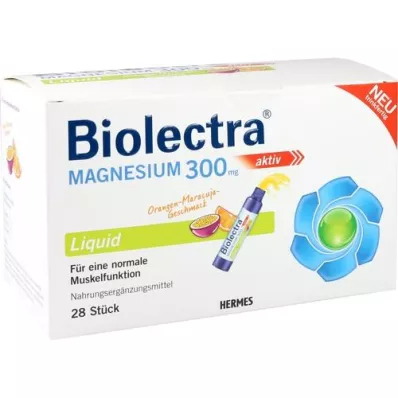 BIOLECTRA Magnez 300 mg w płynie, 28 szt