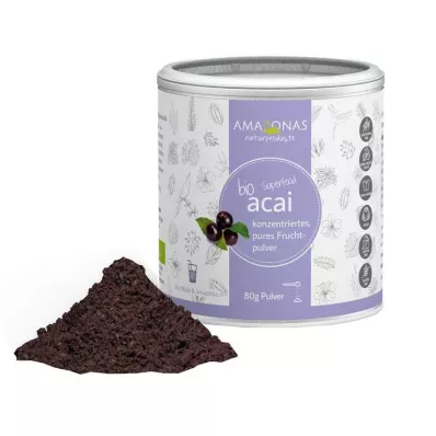 ACAI 100% organiczny proszek bez nośników, 80 g