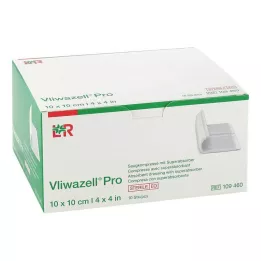 VLIWAZELL Pro superabsorb.compress.sterile 10x10 cm, 10 szt