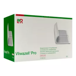 VLIWAZELL Pro superabsorb.compress.sterile 15x20 cm, 10 szt