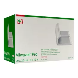 VLIWAZELL Pro superabsorb.compress.sterile 20x25 cm, 10 szt
