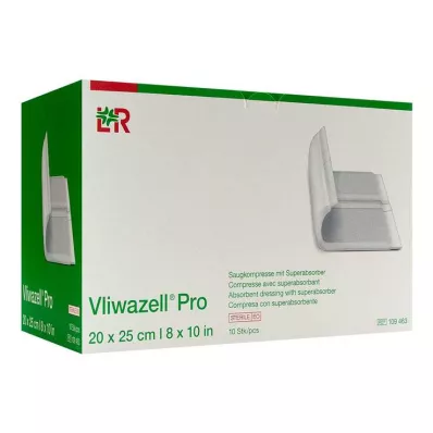 VLIWAZELL Pro superabsorb.compress.sterile 20x25 cm, 10 szt VLIWAZELL Pro superabsorb.compress.sterile 20x25 cm, 10 szt