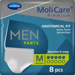 MOLICARE Premium MEN Spodnie 5 kropli M, 8 szt