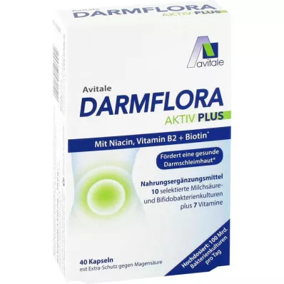 DARMFLORA Active Plus 100 miliardów bakterii + 7 witamin, 40 szt