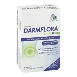 DARMFLORA Active Plus 100 miliardów bakterii + 7 witamin, 80 szt