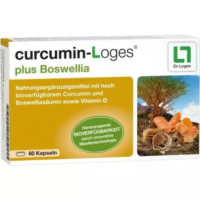 CURCUMIN-LOGES plus kapsułki Boswellia, 60 kapsułek