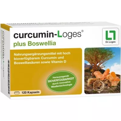 CURCUMIN-LOGES plus Boswellia Capsules, 120 kapsułek