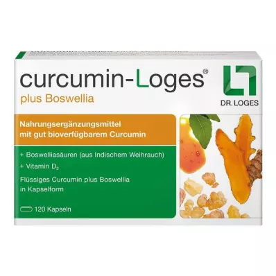 Kurkumina-Loges plus kapsułki Boswellia, 120 sztuk Kurkumina-Loges plus kapsułki Boswellia, 120 sztuk