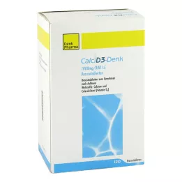 CALCI D3-Denk 1000 mg/880 j.m. Tabletki musujące, 120 szt