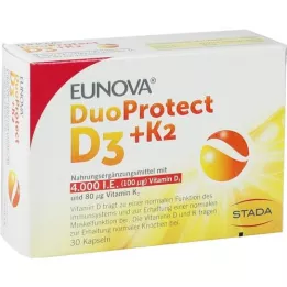 EUNOVA DuoProtect D3+K2 4000 j.m./80 μg kapsułki, 30 szt