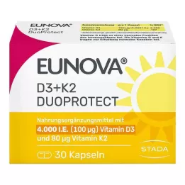 EUNOVA DuoProtect D3+K2 4000 j.m./80 μg kapsułki, 30 szt