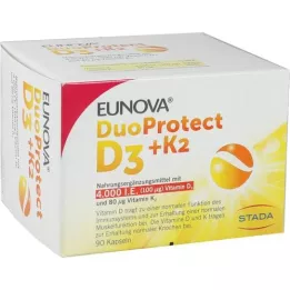 EUNOVA DuoProtect D3+K2 4000 I.U./80 μg kapsułki, 90 szt