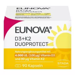 EUNOVA DuoProtect D3+K2 4000 I.U./80 μg kapsułki, 90 szt