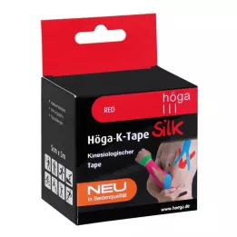 HÖGA-K-TAPE Silk 5 cmx5 m l.fr.red kinesiol.tape, 1 szt