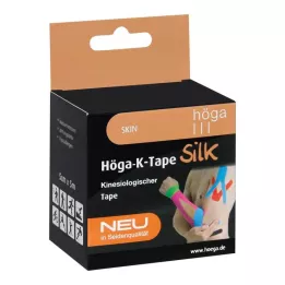 HÖGA-K-TAPE Silk 5 cmx5 m l.fr.skin kinesiol.tape, 1 szt