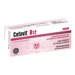 CEFAVIT Tabletki do żucia B12, 100 szt