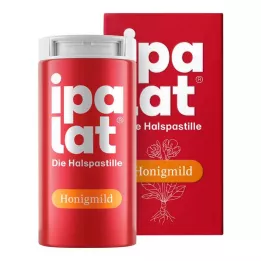 IPALAT Pastylki do ssania na gardło miodowe łagodne bez mentolu, świeże, 40 szt