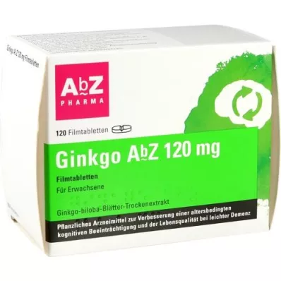 GINKGO AbZ 120 mg tabletki powlekane, 120 szt