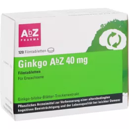 GINKGO AbZ 40 mg tabletki powlekane, 120 szt