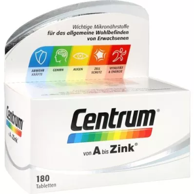 CENTRUM Tabletki A-Zinc, 180 szt