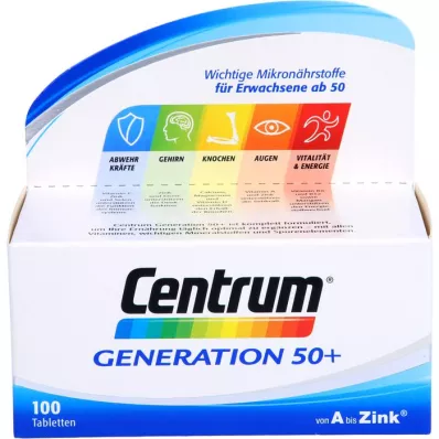 CENTRUM Tabletki generacji 50+, 100 szt