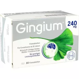 GINGIUM Tabletki powlekane 240 mg, 80 szt