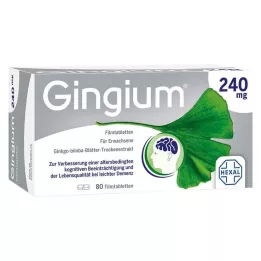 GINGIUM Tabletki powlekane 240 mg, 80 szt