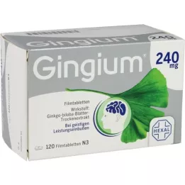 GINGIUM Tabletki powlekane 240 mg, 120 szt