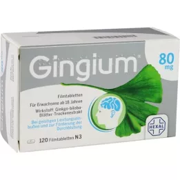 GINGIUM Tabletki powlekane 80 mg, 120 szt