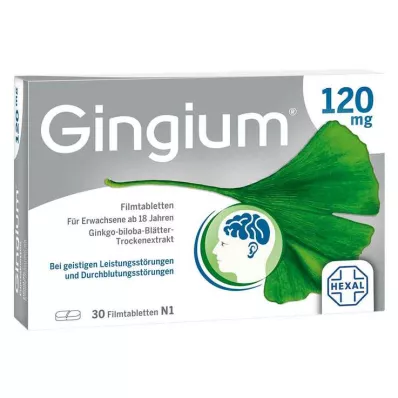 Gingium 120 mg tabletki powlekane, 30 szt Gingium 120 mg tabletki powlekane, 30 szt