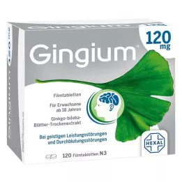 GINGIUM Tabletki powlekane 120 mg, 120 szt