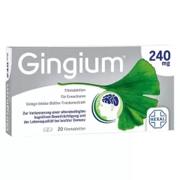 GINGIUM Tabletki powlekane 240 mg, 20 szt