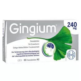 GINGIUM Tabletki powlekane 240 mg, 60 szt