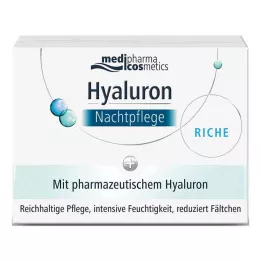 Hialuronowy krem bogaty w pielęgnację na noc w słoiczku (50 ml)