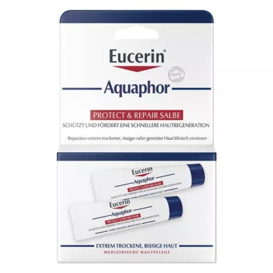 Eucerin Aquaphor Protect & Maść naprawcza, 2x10 ml Eucerin Aquaphor Protect & Maść naprawcza, 2x10 ml