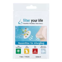 Filtr do nosa Filter Your Life dla alergików rozmiar m (7x2 sztuki)