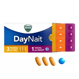 WICK Tabletki powlekane DayNait, 16 szt