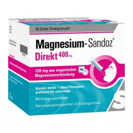 MAGNESIUM SANDOZ Pałeczki Direct 400 mg, 48 szt