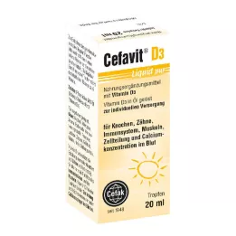 CEFAVIT D3 Liquid czyste krople do stosowania doustnego, 20 ml