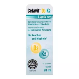 CEFAVIT D3 K2 Liquid czyste krople do stosowania doustnego, 20 ml
