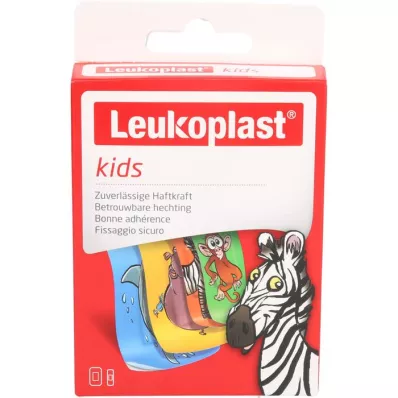 LEUKOPLAST Paski dla dzieci 19x56 mm 8 sztuk/38x63 mm 4 sztuki, 12 sztuk