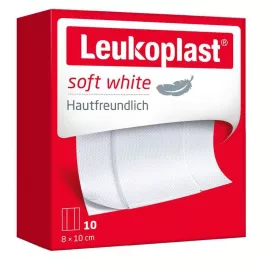 LEUKOPLAST miękki biały gips 8x10 cm, 10 szt