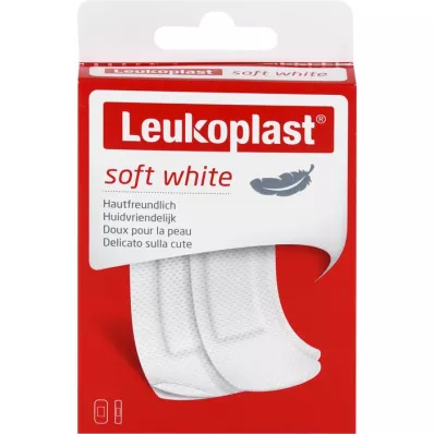 LEUKOPLAST miękka biała taśma 19x72mm 12szt/38x72mm 8szt, 20szt