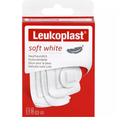 LEUKOPLAST miękki biały Str.19x72/D.25/38x72/38x38mm, 30 szt