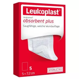 LEUKOPLAST Leukomed sterylny opatrunek na ranę 5x7,2 cm, 5 szt