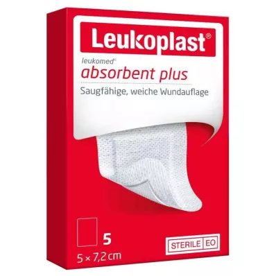 Leukoplast Leukomed sterylny opatrunek na rany 5x7,2 cm, 5 szt Leukoplast Leukomed sterylny opatrunek na rany 5x7,2 cm, 5 szt