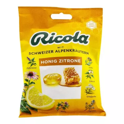 Ricola z torebką cukru Echinacea Cukierki miodowo-cytrynowe, 75 g Ricola z torebką cukru Echinacea Cukierki miodowo-cytrynowe, 75 g