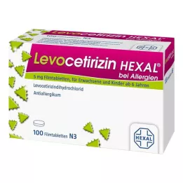 LEVOCETIRIZIN HEXAL dla alergii 5 mg tabletki powlekane, 100 szt