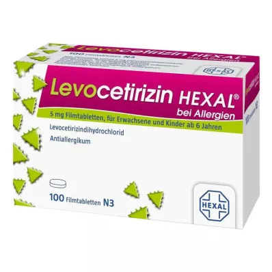 Levocetirizine Hexal na alergie 5 mg tabletki powlekane, 100 szt