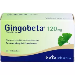 GINGOBETA Tabletki powlekane 120 mg, 50 szt
